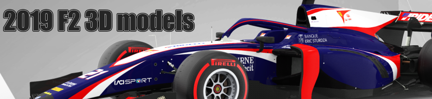 [F1 2019] 2019 F2 3D models [WIP]