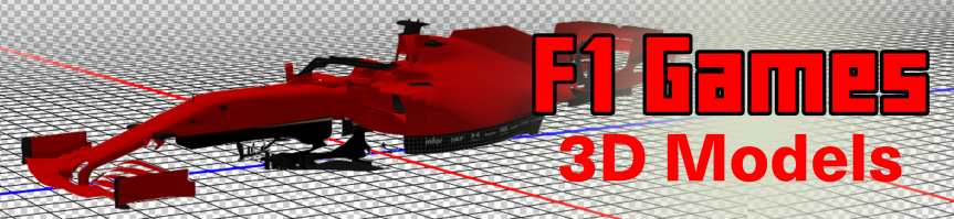 Photoshop 3D model [F1 Games] -F1 2023 added-